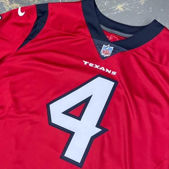 Nike Deshaun Watson Houston Texans BV2036-690 XL 4 Jersey NFL Football - Picture 4 of 13